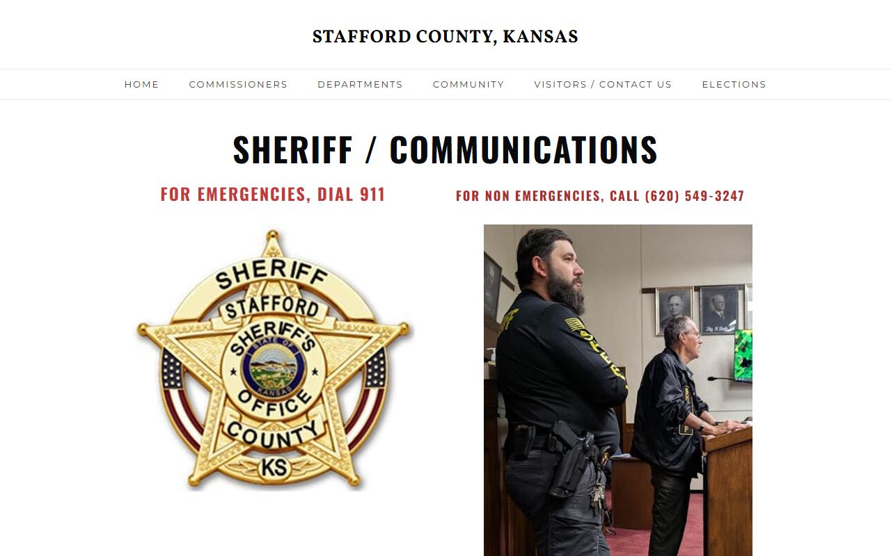 Stafford County inmate search Sheriff Communications source
